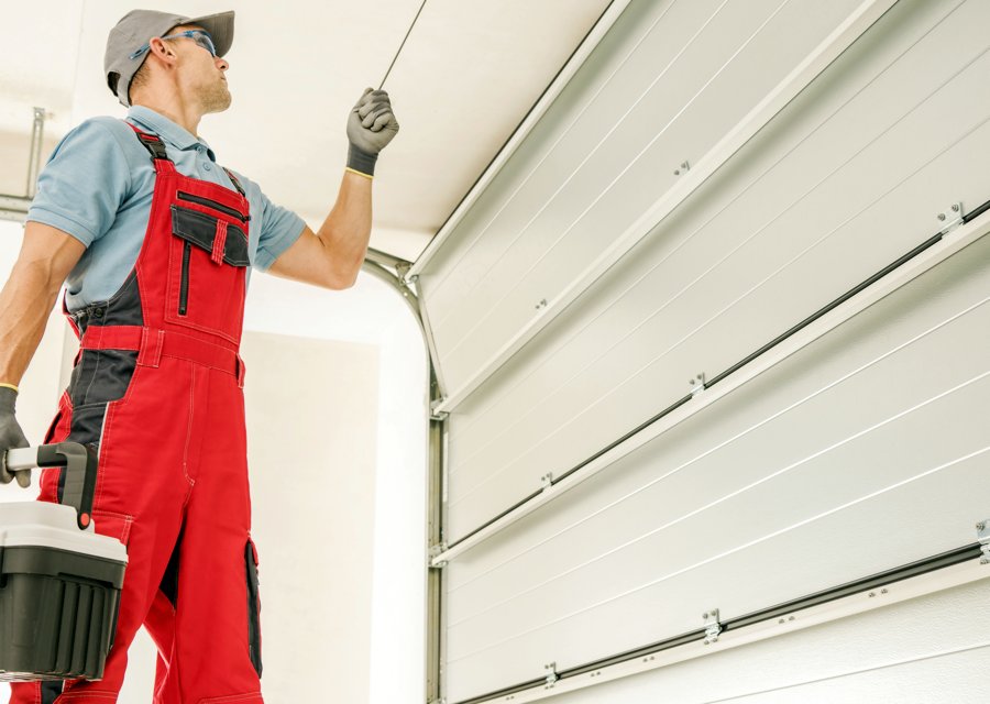 Garage-door work by Unique Garage Door Professionals in Greenwich, CT