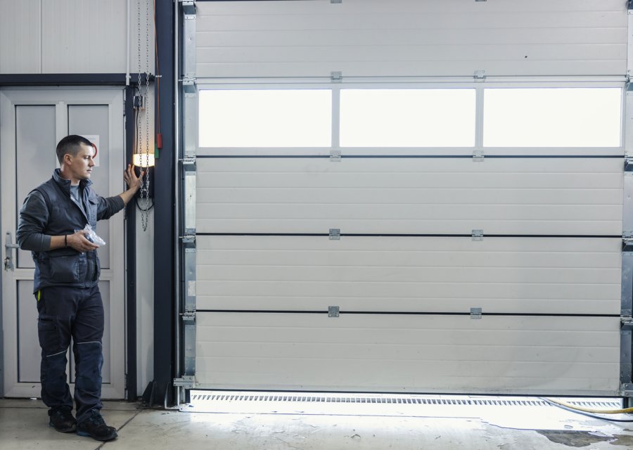 Garage-door work by RCS Garage Doors in Starkey, NY