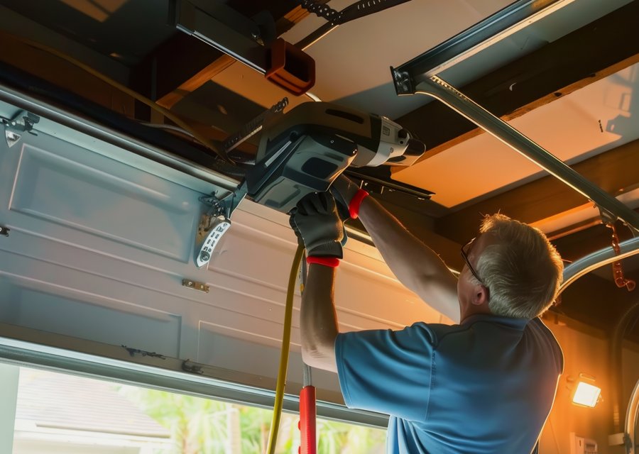 Garage-door work by Four Seasons Overhead Door in New York, NY