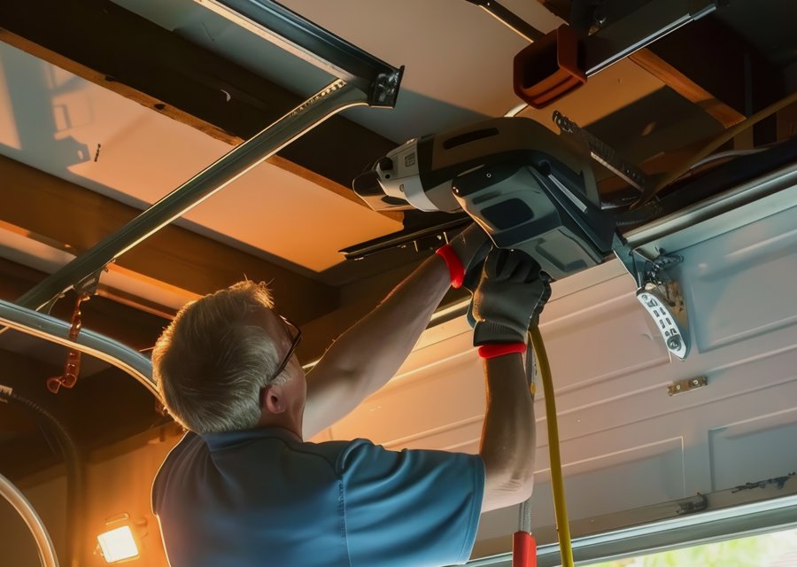 Garage-door work by Eagle Garage Door Repair in Palm Springs, CA