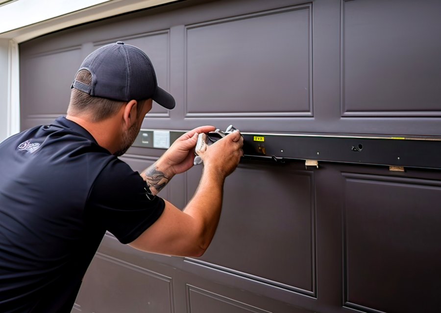 Garage-door work by Sewell Garage Door Company in Lake Forest, CA