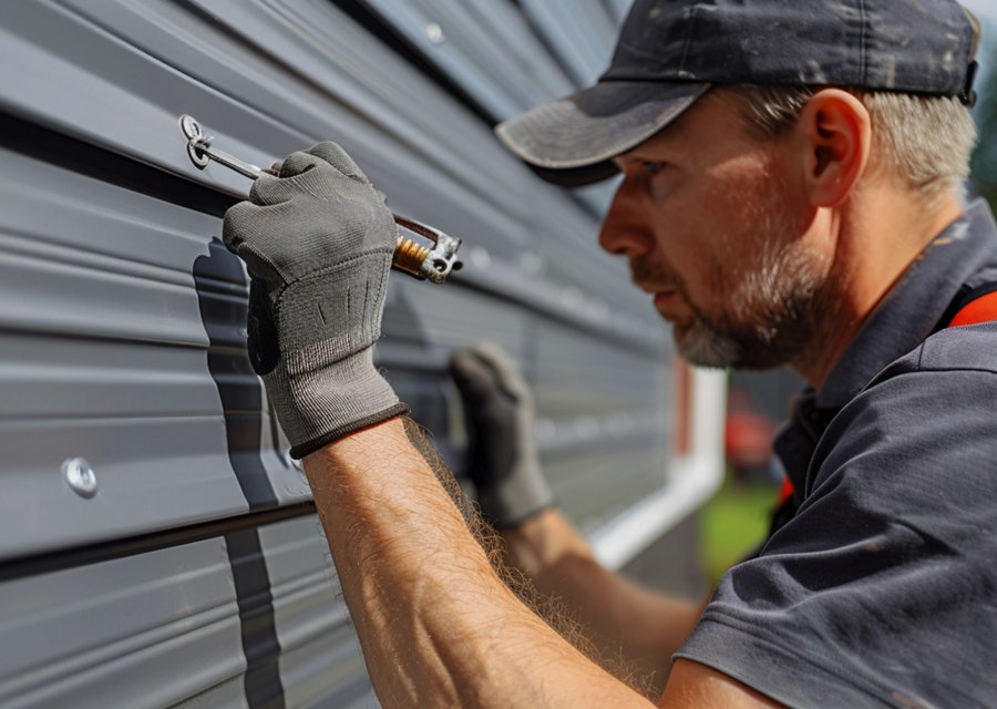 Garage-door work by EZ Open Garage Door in New York, NY