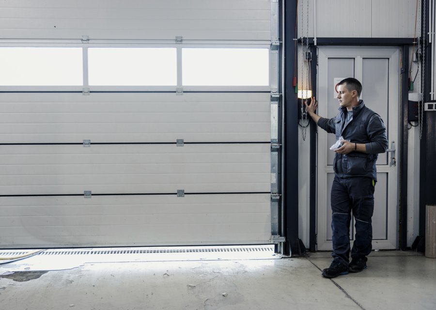 Garage-door work by J&C Garage Doors And gates in Brea, CA