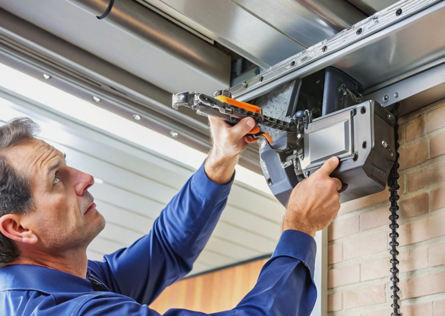 Garage-door work by E&F Garage Doors in Bayonne, NJ