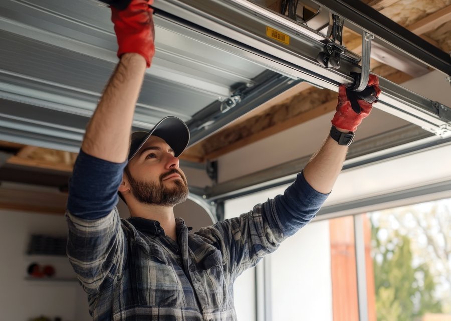 Garage-door work by Automatic Garage Door Repair Los in Snook, TX