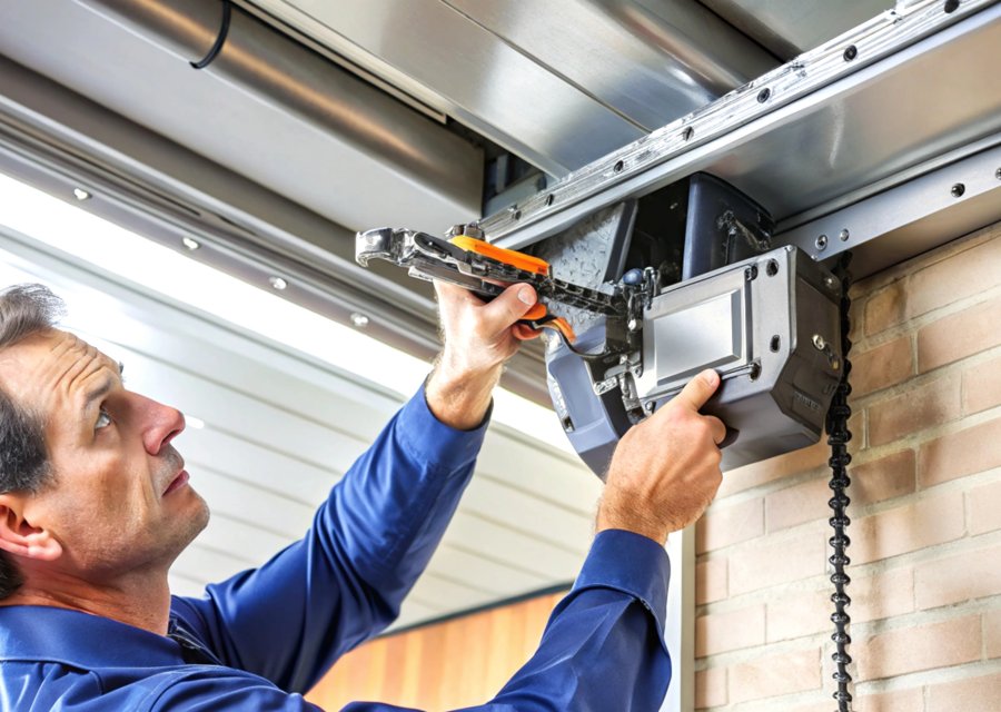 Garage-door work by Hometown Garage Door Repair in Collinsville, IL