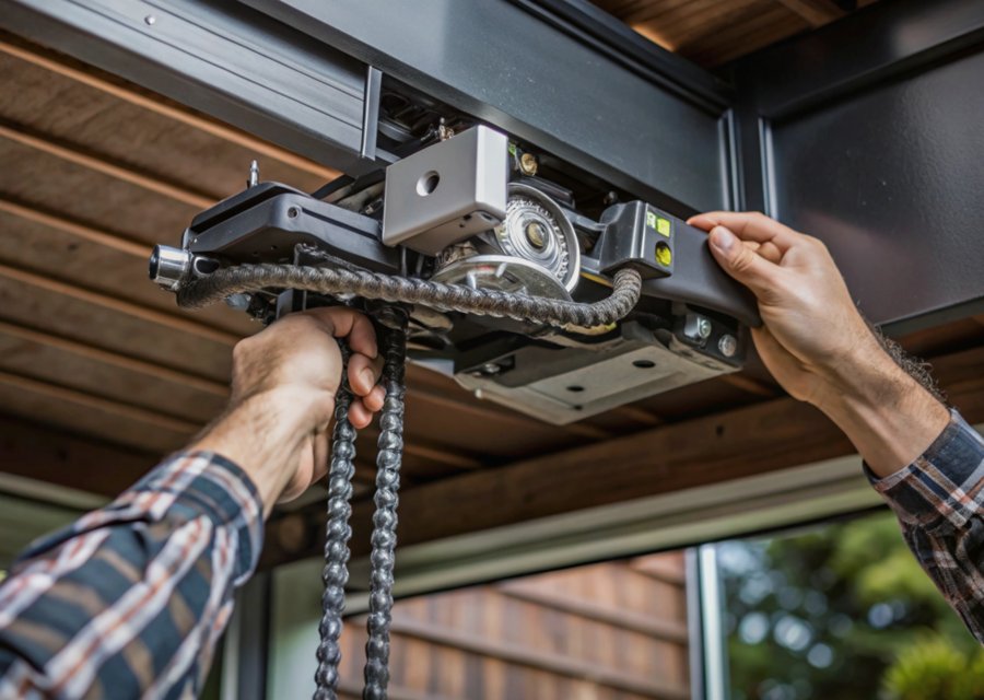 Garage-door work by Tech Garage Door Solutions in Pearland, TX