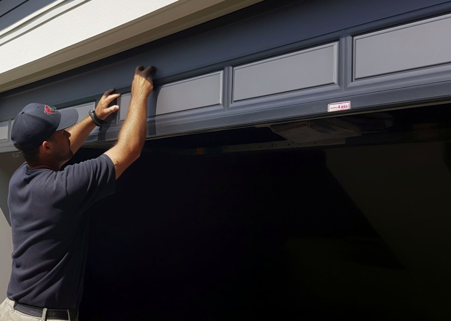 Garage-door work by Winston Garage Door Pros in Albuquerque, NM
