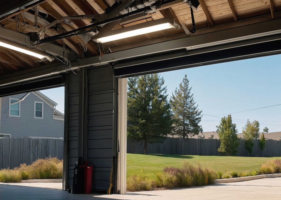 Garage-door work by Speedy G's Garage Door Service in Hague, VA