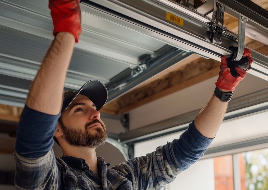 Garage-door work by Action Garage Door & Service in Fayetteville, NC