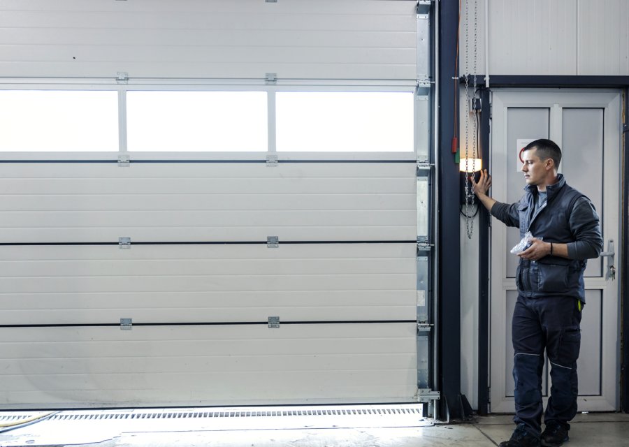 Garage-door work by Ventro Garage Door Services in McLean, VA