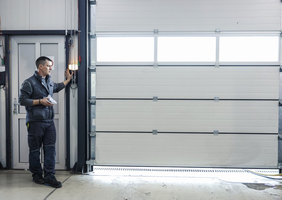 Garage-door work by Haehyun Garage Door Repair Company in Norton Shores, MI
