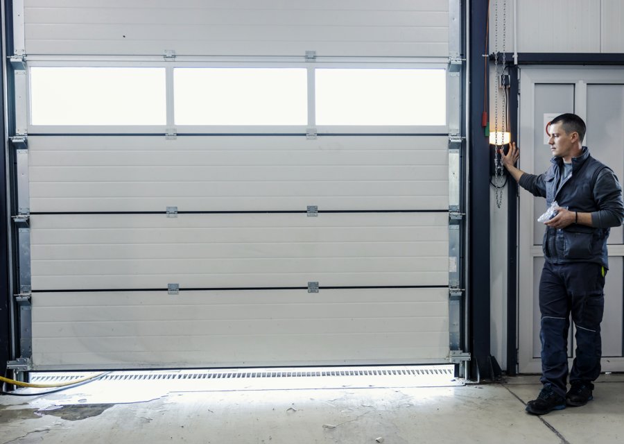 Garage-door work by Jiwon Garage Door Repair Company in Elk River, MN