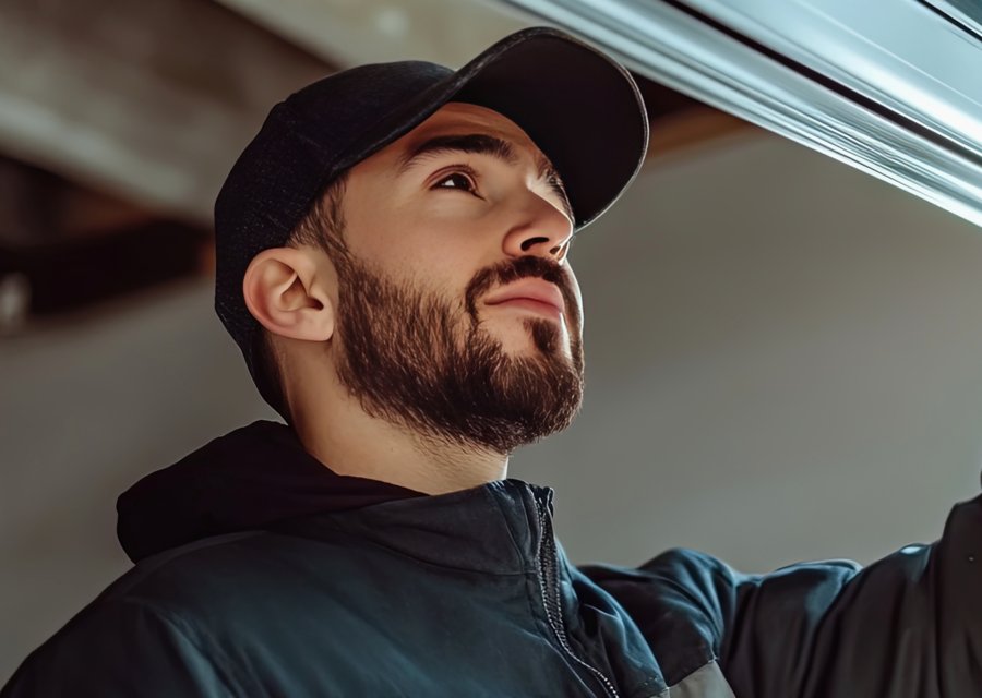Garage-door work by RBK Garage Door Service in Dallas, PA