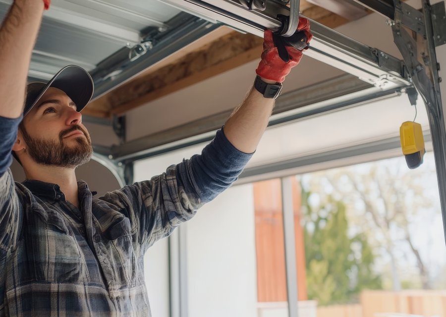 Garage-door work by Elite Garage Door Service in Mesa, AZ