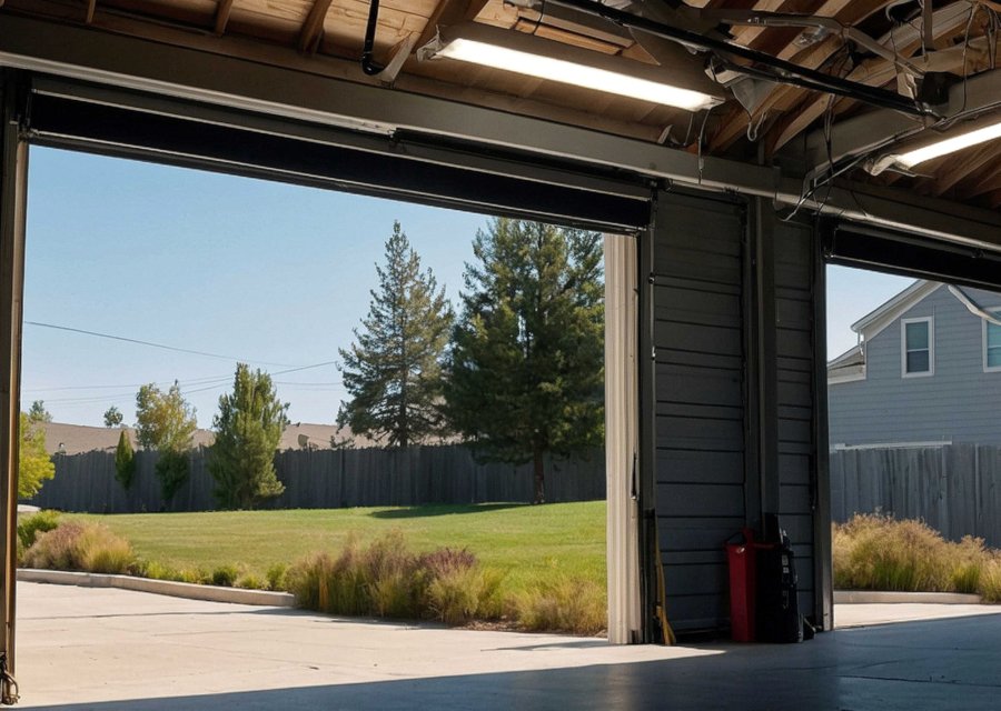 Garage-door work by Jungmin Garage Door Repair Company in Isanti, MN