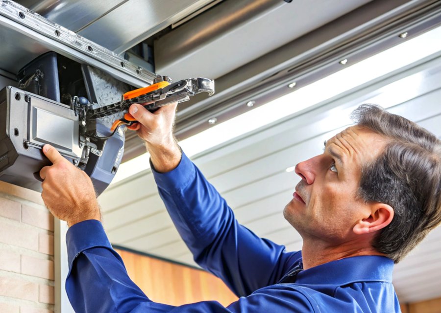 Garage-door work by Abbott's Automatic Garage Door Pros in Richmond, TX