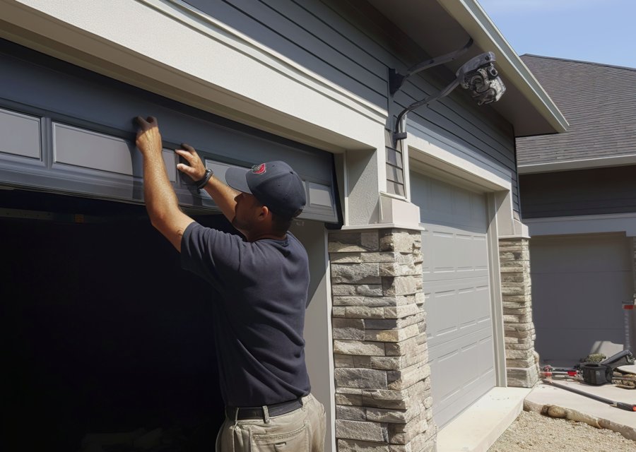 Garage-door work by Rose Garage Doors Service in Decatur, GA