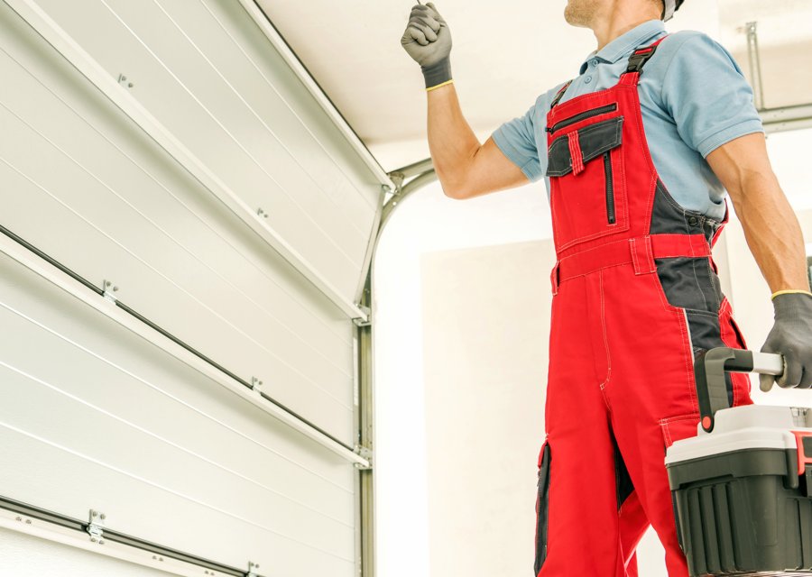 Garage-door work by Herndon Garage Door Company in New York, NY