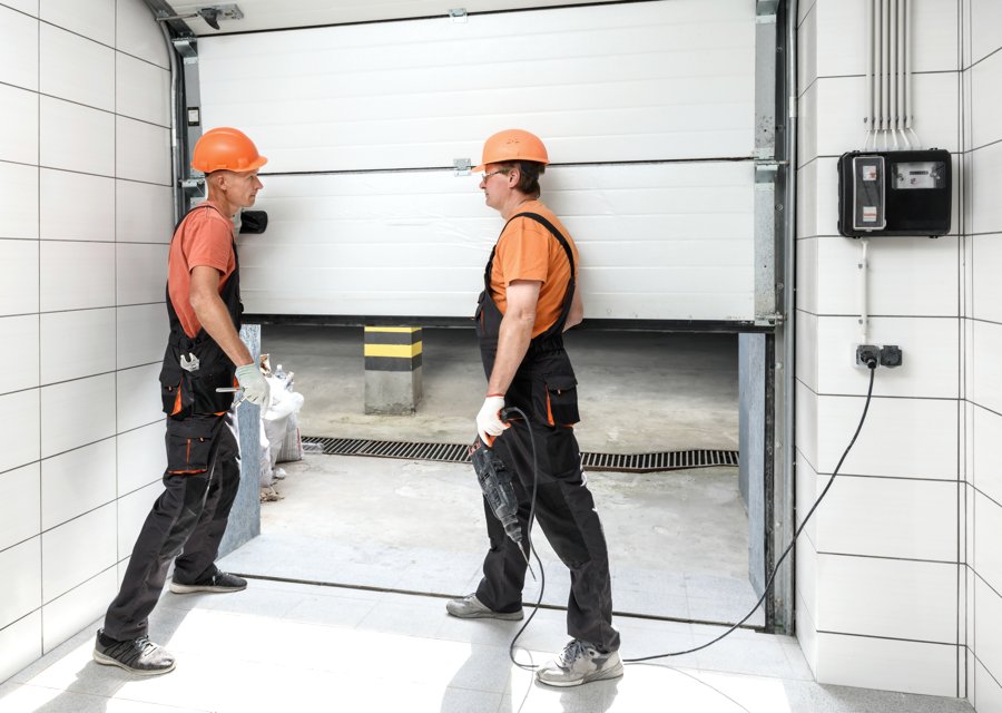 Garage-door work by Grubb's Garage Door and More in Howell, MI
