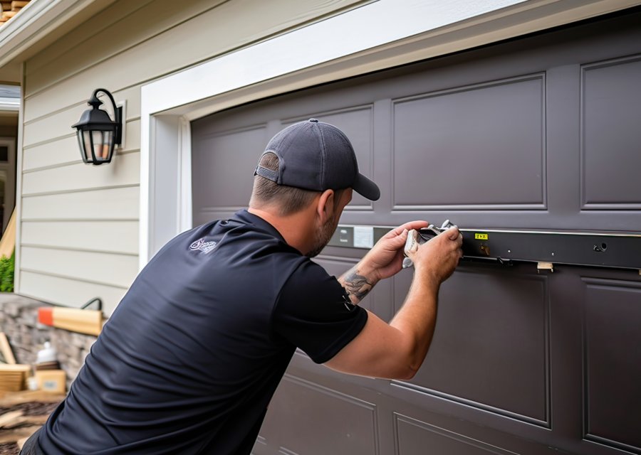 Garage-door work by Bitnari Garage Door Repair Company in Nottingham, MD