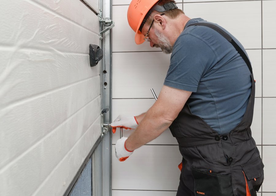 Garage-door work by M&R Garage Door Service in Palmer, MA