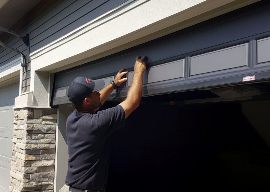 Garage-door work by B and B Garage Door Company in Marietta, OH