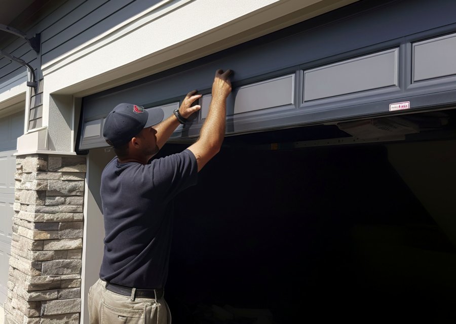 Garage-door work by RAV Garage Door Repair LLC in Clarkston, GA