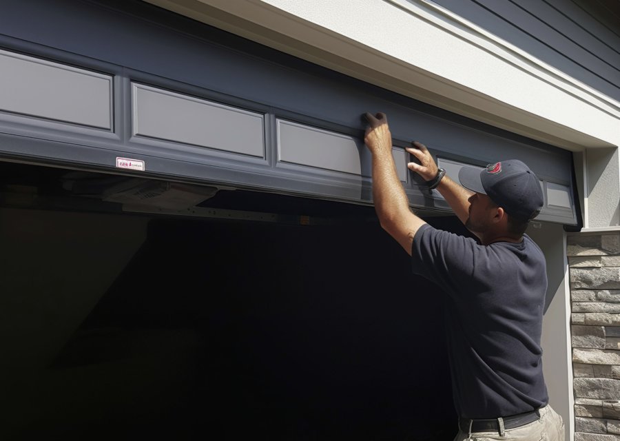 Garage-door work by Kelly's Garage Door Service in San Rafael, CA