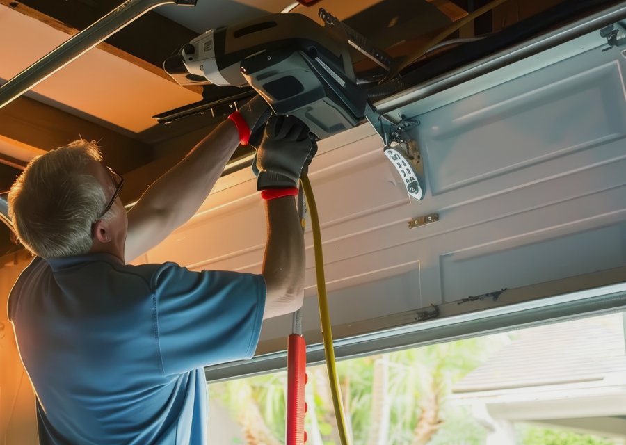 Garage-door work by First Choice Garage Door Repair in Clarence, LA