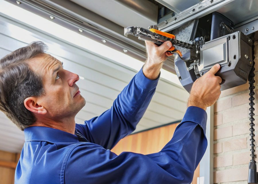 Garage-door work by M & M Overhead Door in Oak Park Heights, MN
