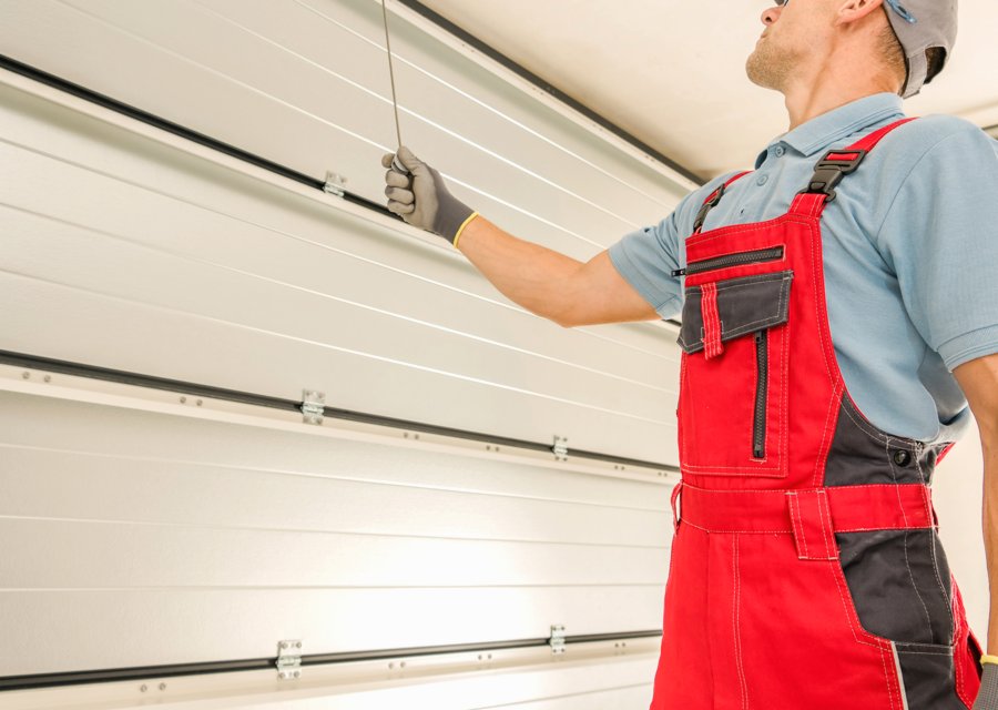 Garage-door work by Jinhwan Garage Door Repair Company in Arden Hills, MN