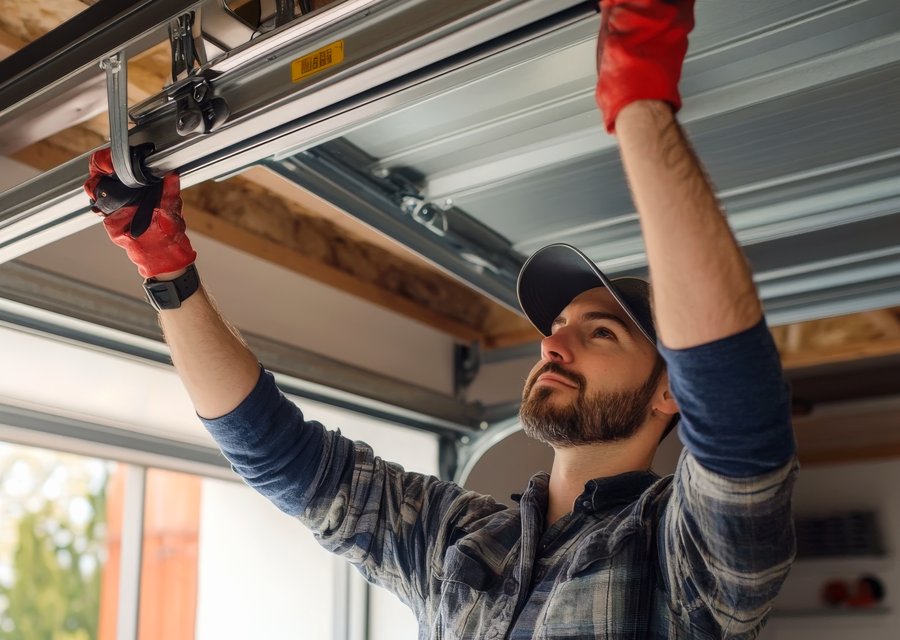 Garage-door work by Habib Garage Door Services in River Vale, NJ