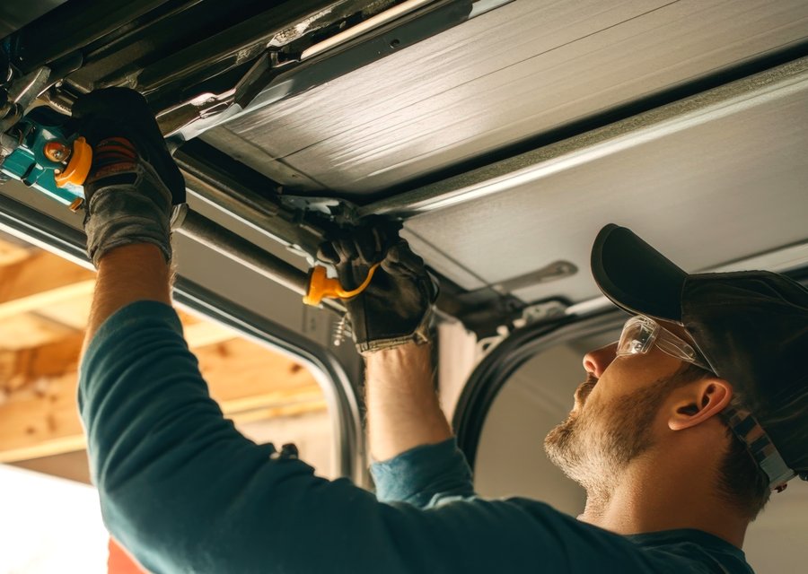 Garage-door work by Acurate Garage Door Repairs in Mansfield, NJ