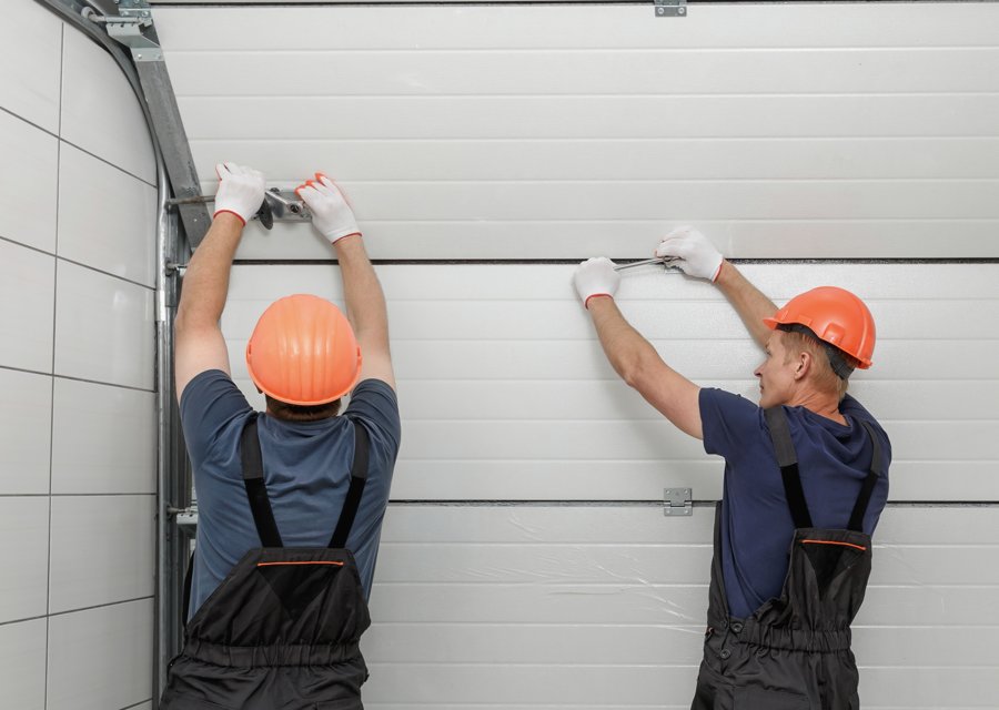 Garage-door work by Harden's Garage Doors in Rumson, NJ