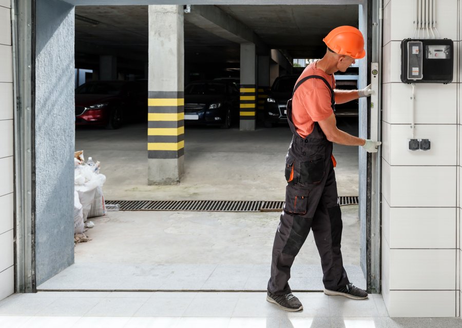 Garage-door work by Akins Garage Door Service in Marlboro, NJ