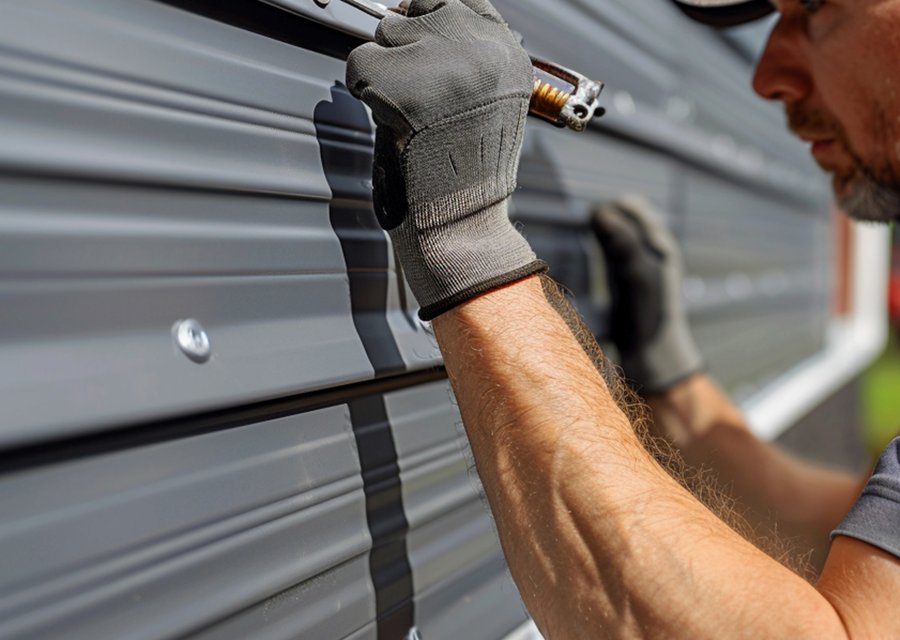 Garage-door work by National garage door repair in Alexandria, VA