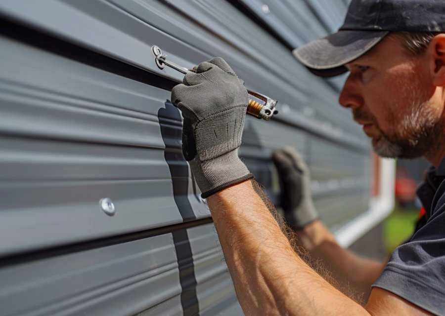 Garage-door work by Rapid Garage Door Repair Co in Frisco, TX