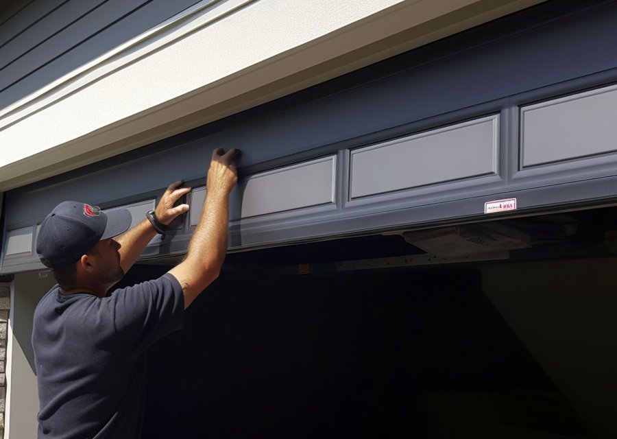 Garage-door work by Monton Overhead Door in Boston, NY