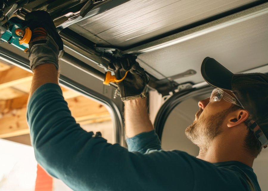 Garage-door work by Metro Garage Doors Repair in Alexandria, VA