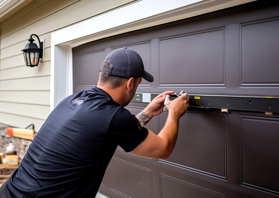 Garage-door work by Dad and Son Garage Door Services in Basking Ridge, NJ