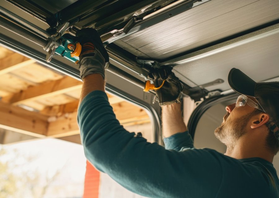 Garage-door work by Volunteer Garage Door Service in Carlsbad, NM