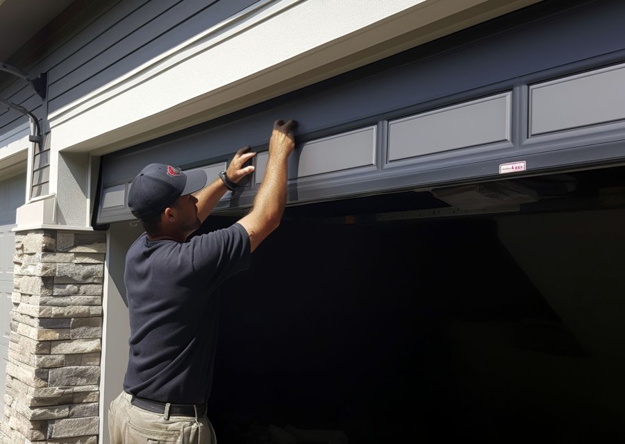 Garage-door work by Pro Garage Door Services Inc. in Desoto, TX