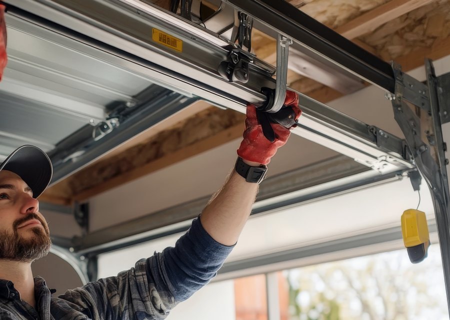Garage-door work by Pros Garage Door's Repair in Montgomery, TX