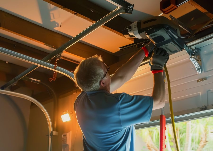 Garage-door work by Olympus Garage Door Repair in Arlington, VA