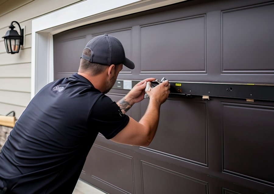 Garage-door work by Collins Garage Door Repair Co in Hollywood, FL