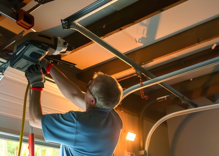 Garage-door work by Superior Garage Door Repair in York, NY