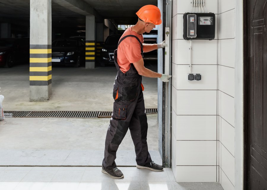 Garage-door work by Helmuth Garage Door Co. in Westerville, OH