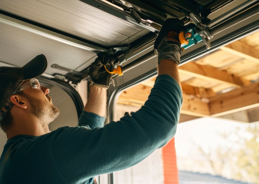 Garage-door work by On Time Garage Door Repair in Akron, OH