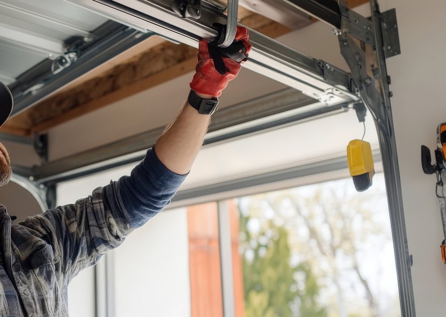 Garage-door work by Vision Garage Door Repair in Houston, TX
